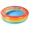 Pool Central® 6ft. Inflatable Multicolor 3 Ring Transparent Swimming Pool